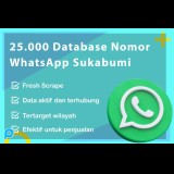25.000 DATABASE NOMOR WHATSAPP SUKABUMI AKTIF