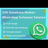 25.000 DATABASE NOMOR WHATSAPP SULAWESI SELATAN
