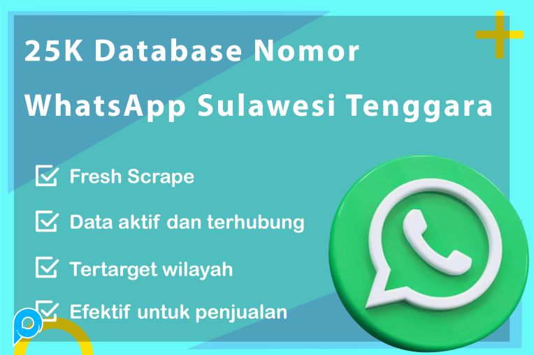 25.000 DATABASE NOMOR WHATSAPP SULAWESI TENGGARA