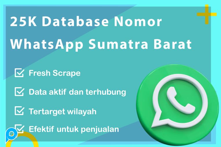25.000 DATABASE NOMOR WHATSAPP SUMATRA BARAT AKTIF