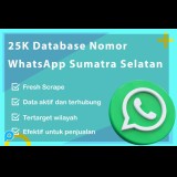 25.000 DATABASE NOMOR WHATSAPP SUMATRA SELATAN AKTIF