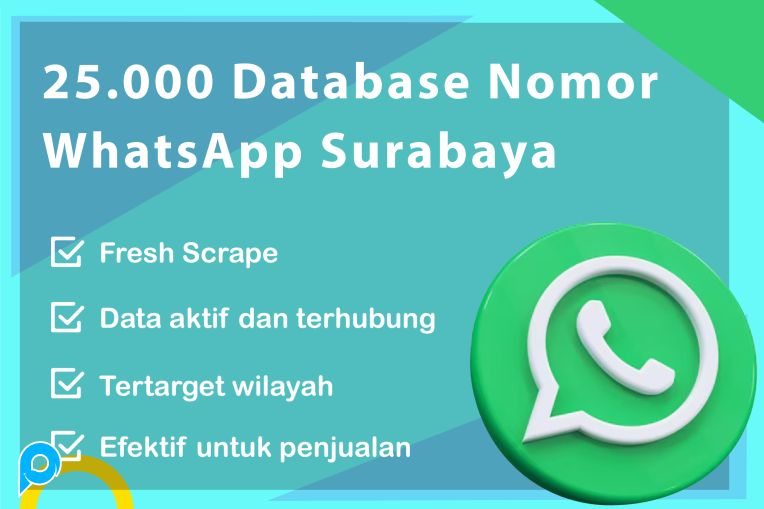 25.000 DATABASE NOMOR WHATSAPP SURABAYA