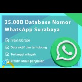 25.000 DATABASE NOMOR WHATSAPP SURABAYA