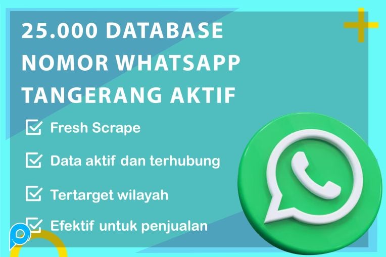 25.000 DATABASE NOMOR WHATSAPP TANGERANG AKTIF