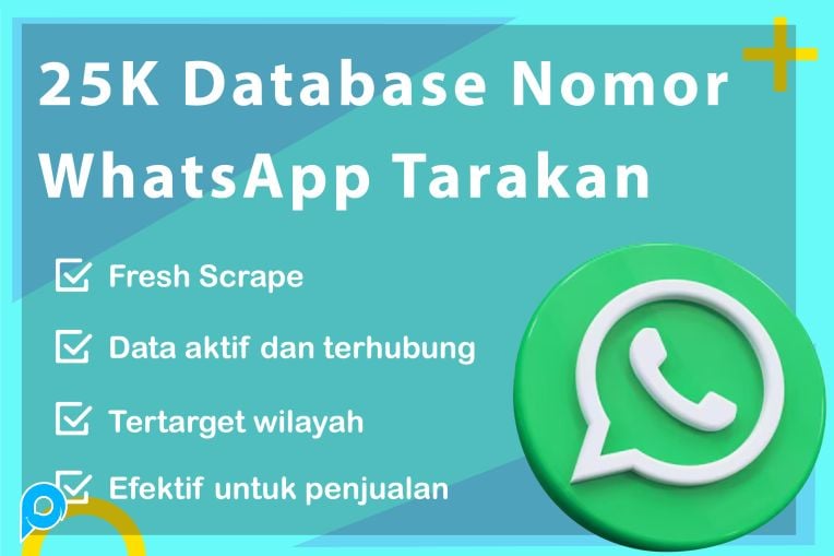 25.000 DATABASE NOMOR WHATSAPP TARAKAN AKTIF