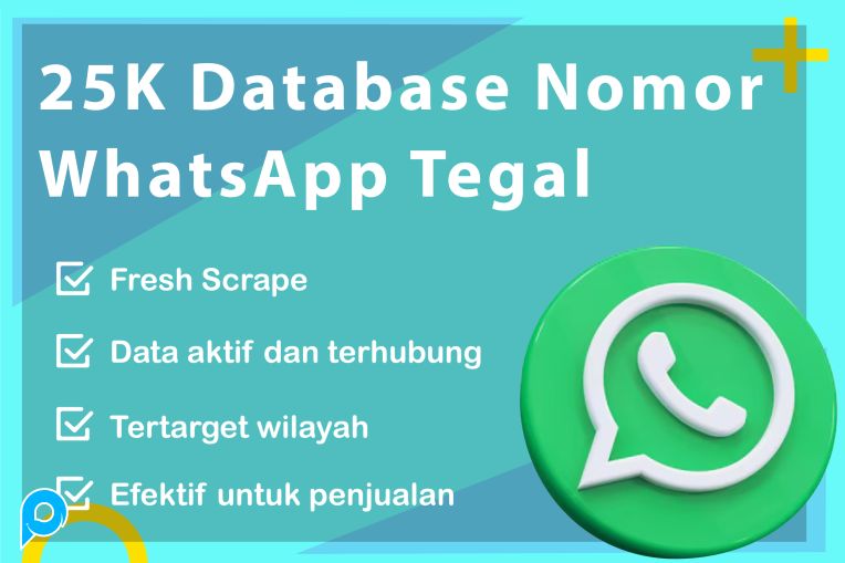 25.000 DATABASE NOMOR WHATSAPP TEGAL AKTIF