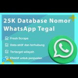 25.000 DATABASE NOMOR WHATSAPP TEGAL AKTIF