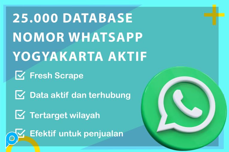 25.000 DATABASE NOMOR WHATSAPP YOGYAKARTA AKTIF