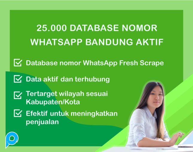 25.000 Database WhatsApp Bandung Aktif