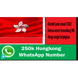 250k Nomor WA/Telp Hongkong Aktif Fresh Scrape 2023 + Bonus WhatsApp Bulk Sender PRO