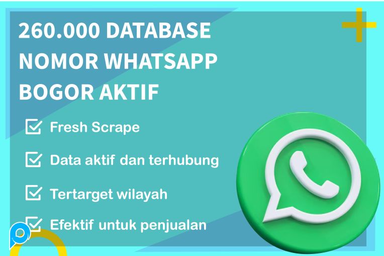 260.000 DATABASE NOMOR WHATSAPP BOGOR AKTIF