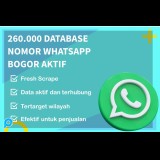 260.000 DATABASE NOMOR WHATSAPP BOGOR AKTIF