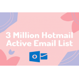 3 Juta Email List Hotmail Aktif