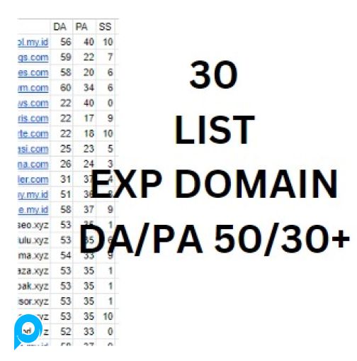 30 LEBIH LIST EXPIRED DOMAIN DA/PA UP TO 60/35, SANGAT FRESH!!! OKTOBER