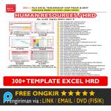 300++ Template Excel untuk HRD HUMAN RESOURCES Data Karyawan Lebih Terorganisir Jobdesc, KPI, SOP, D