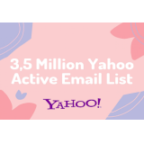 3,5 JUTA DATABASE EMAIL LIST YAHOO AKTIF