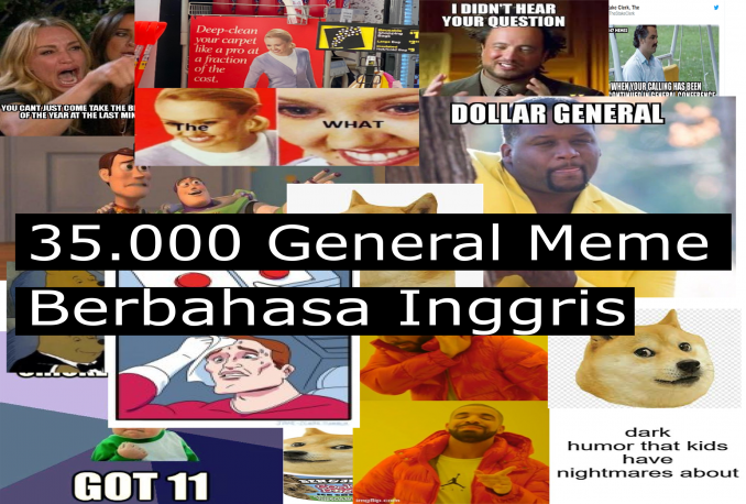 35.000 Meme Berbahasa Inggris