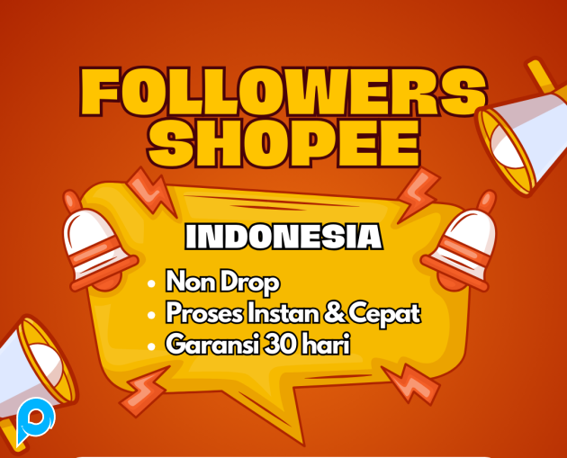 [3K] 3000 Followers Shopee Indonesia HQ Instan Proses & Non Drop