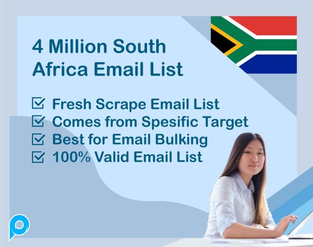 4 Juta Afrika Selatan Email List Aktif 2025