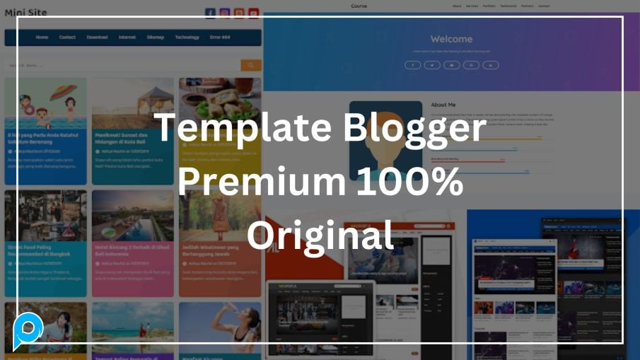 4 Template Premium Blogger 100% Original Cocok untuk Blog & Portal Berita