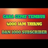 4000 jam tayang youtube
