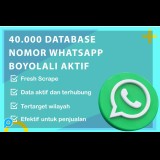 40.000 DATABASE NOMOR WHATSAPP BOYOLALI AKTIF