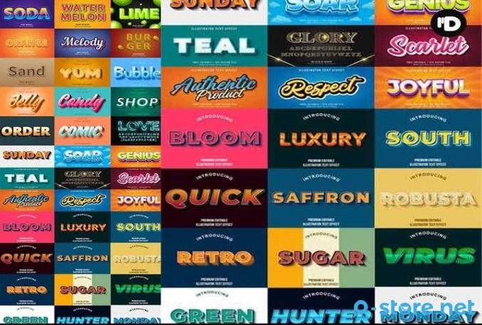 40.000 Font Pack untuk Keperluan Design Grafis