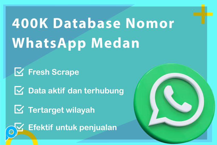 400K DATABASE NOMOR WHATSAPP MEDAN AKTIF
