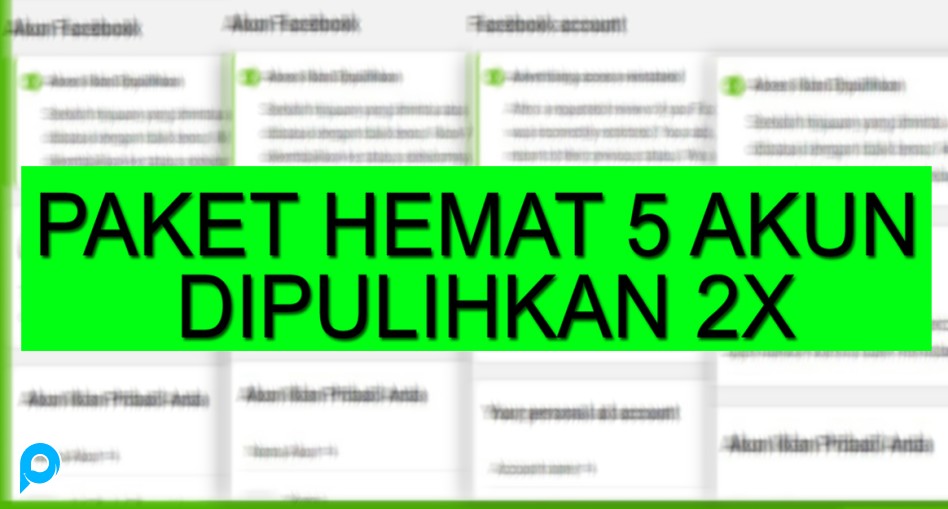 5 Akun FB Ads Verifikasi Status Dipulihkan 2x / Reinstated
