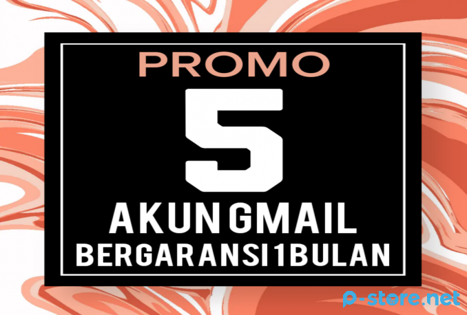 5 AKUN GMAIL TINGGAL KIRIM