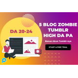 5 Blog Zombie Tumblr High Authority DA 20-24 | Cocok Buat Backlink