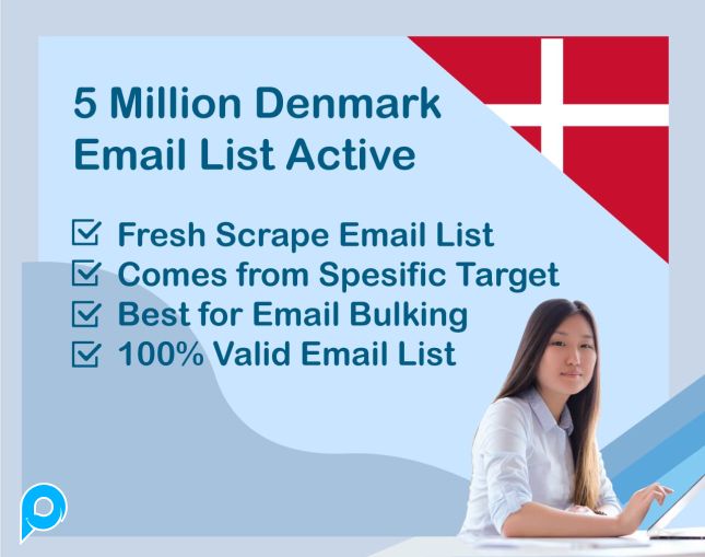 5 Million Denmark Email List Aktif 2024