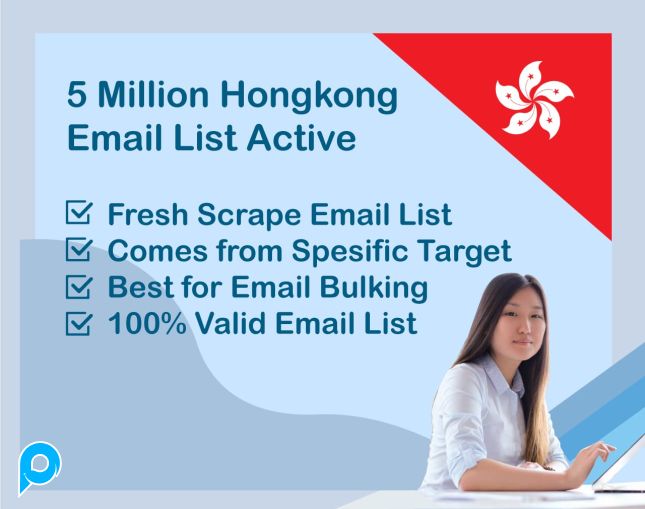 5 Million Hongkong Email List Aktif 2024