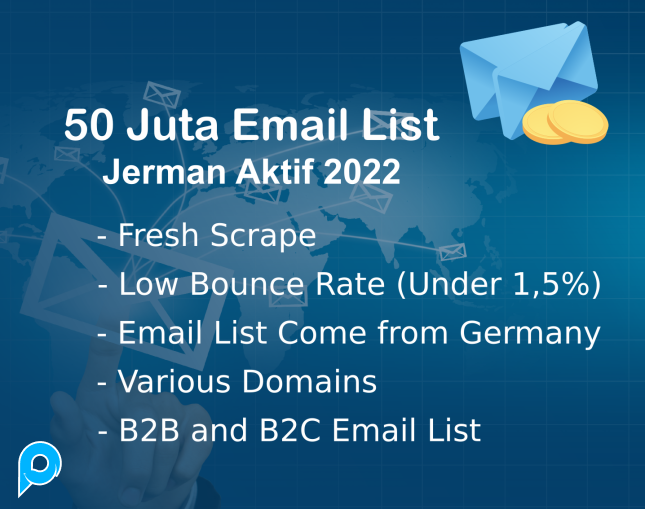 50 Juta Email List Jerman Aktif 2022