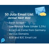 50 Juta Email List Jerman Aktif 2022