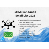 50 Juta Gmail Email List 2025