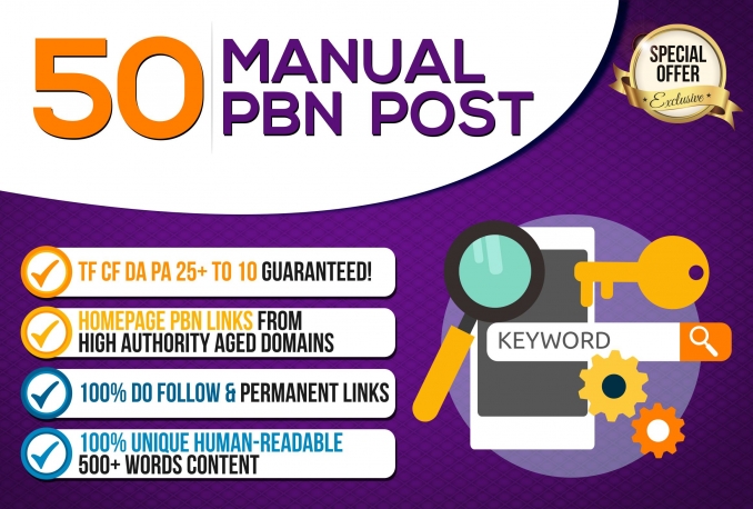 50 PBN super kuat Homepage permanent dofollow da 25+ all TLD