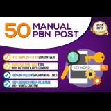 50 PBN super kuat Homepage permanent dofollow da 25+ all TLD