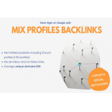 500 backlink profile mix backlink (forum & social network)