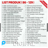 500++ DATABASE PRODUK DIGITAL PREMIUM UPDATE 2025 TERLENGKAP (bisa di jual ulang)