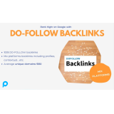 500 Do-follow backlinks (mix platforms)