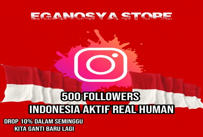500 FOLLOWERS INSTAGRAM INDO REAL AKTIF MURAH