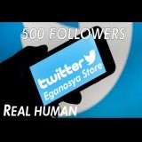 500 followers Twitter Real Human
