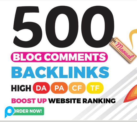 500 high quality seo dofollow manual comment backlinks