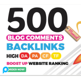 500 high quality seo dofollow manual comment backlinks