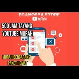 500 jam tayang/watchtime youtube murah