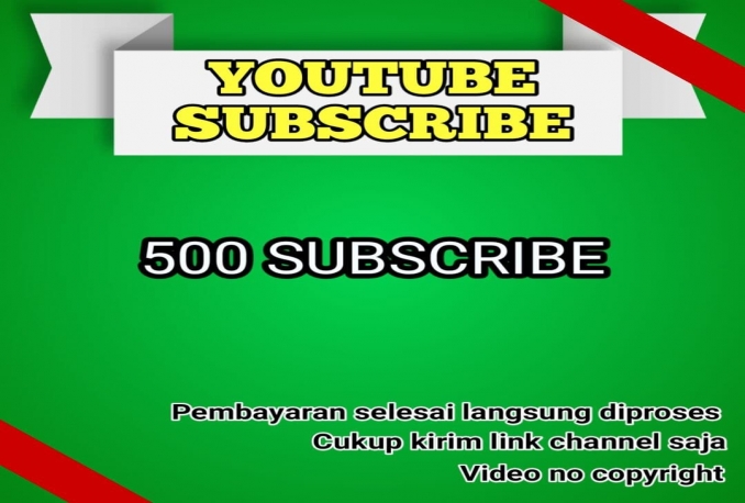 500 SUBSCRIBE YOUTUBE