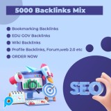 5000 Backlinks Mix : Bookmarking-Edu-Wiki-Forum-Profiles-Web 2.0-Mix-etc