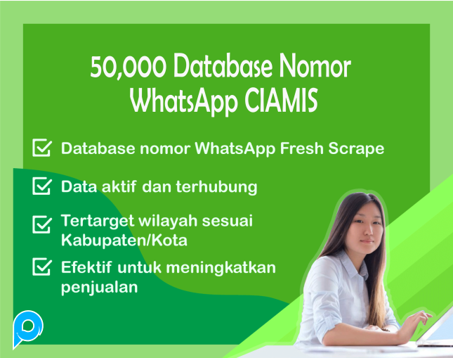 50,000 Database Nomor WhatsApp CIAMIS