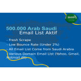 500.000 Database Email List Arab Saudi Fresh Scrape 2022